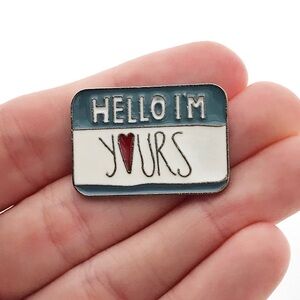 Name tag Enamel Pin